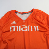 Miami Hurricanes adidas Practice Jersey - Football Men's Orange New-JRSY-007748
