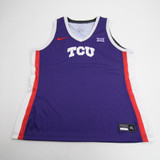 TCU Horned Frogs Nike Practice Jersey - Basketball Men's Purple Used XL-JRSY-007685