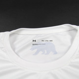 California Golden Bears Under Armour Short Sleeve Shirt Men's White Used 2XL-TOPS-131687
