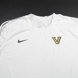 Vanderbilt Commodores Nike Dri-Fit Long Sleeve Shirt Men's White Used M-TOPS-131693