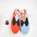 adidas Basketball Shoe Men's Orange/Light Blue New without Box 16-SHOE-016219