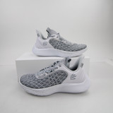 Under Armour Curry Basketball Shoe Men's White/Gray Used-SHOE-016239