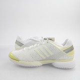 adidas Tennis Shoe Women's White/Yellow Used-SHOE-016313