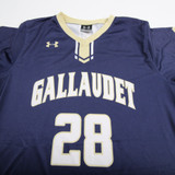 Gallaudat Bison Under Armour Practice Jersey - Soccer Women's Navy/Gold Used-JRSY-007833