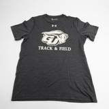 Gallaudat Bison Under Armour Short Sleeve Shirt Men's Dark Gray Used S-TOPS-131773