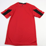 Badger Short Sleeve Shirt Men's Red/Black Used XS-TOPS-132332