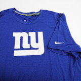 New York Giants Nike NFL Training Dri-Fit Short Sleeve Shirt Men's Blue New 4XL-TOPS-132120