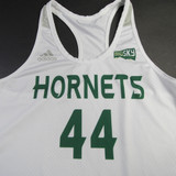 Sacramento State Hornets adidas Game Jersey - Basketball Women's Used White/Green-JRSY-007860
