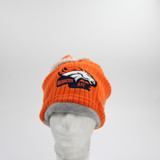 Denver Broncos New Era Winter Hat Unisex Orange/White Used MD/LG-HATS-012487