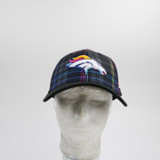Denver Broncos New Era 39thirty Fitted Hat Unisex Multicolor/Plaid Used MD/LG-HATS-012492