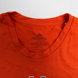 Miami Hurricanes adidas Aeroready Short Sleeve Shirt Women's Orange New L-TOPS-132925