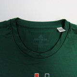 Miami Hurricanes adidas Aeroready Short Sleeve Shirt Women's Green New-TOPS-132933
