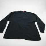 Reebok Long Sleeve Shirt Men's Black Used 4XL-TOPS-132510