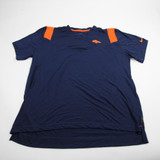 Denver Broncos Nike NFL On Field Dri-Fit Short Sleeve Shirt Men's Navy Used 2XL-TOPS-132471