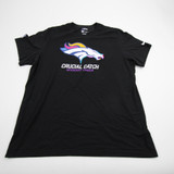 Denver Broncos Nike NFL On Field Short Sleeve Shirt Men's Black Used 2XL-TOPS-132727