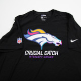 Denver Broncos Nike NFL On Field Short Sleeve Shirt Men's Black Used 2XL-TOPS-132727