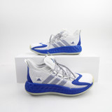 adidas Boost Basketball Shoe Men's White/Blue Used 7.5-SHOE-016571