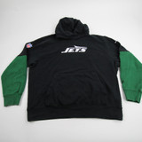 New York Jets Nike NFL On Field Sweatshirt Men's Black/Green Used XL-TOPS-132844