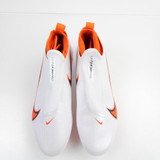 Nike Vapor Football Cleat Men's White/Orange Used-CLEA-011956