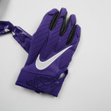 TCU Horned Frogs Nike Alpha Gloves - Receiver Men's Purple Used-EQPT-004810