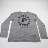 Indiana Pacers Fanatics Long Sleeve Shirt Men's Gray/Heather New-TOPS-133125