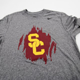 USC Trojans Nike Dri-Fit Long Sleeve Shirt Men's Gray/Heather Used M-TOPS-132796