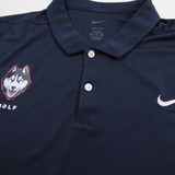 UConn Huskies Nike Dri-Fit Polo Men's Navy New 2XLT-TOPS-133308