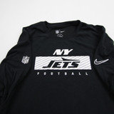 New York Jets Nike NFL On Field Dri-Fit Long Sleeve Shirt Men's Black New 3XL-TOPS-133322