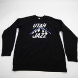 Utah Jazz AS Colour Sweatshirt Men's Black Used 2XL-TOPS-133509