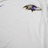 Baltimore Ravens Nike Pro Hypercool Compression Top Men's Off-White Used XL-TOPS-133442