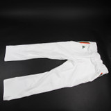 Miami Hurricanes adidas Baseball Pants Men's White/Green Used-PNTS-027709