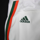 Miami Hurricanes adidas Baseball Pants Men's White/Green Used-PNTS-027710