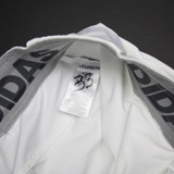 Miami Hurricanes adidas Baseball Pants Men's White/Green Used-PNTS-027710