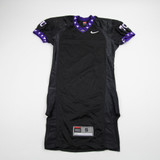 TCU Horned Frogs Nike Game Jersey - Football Men's Black/Purple Used-JRSY-007900