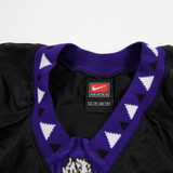 TCU Horned Frogs Nike Game Jersey - Football Men's Black/Purple Used-JRSY-007900