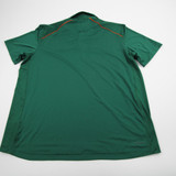 Miami Hurricanes adidas Polo Men's Green Used XL-TOPS-133637