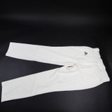 Miami Hurricanes adidas Baseball Pants Men's Cream/Dark Green Used-PNTS-027748