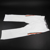 Miami Hurricanes adidas Baseball Pants Men's White/Green Used-PNTS-027754