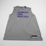 Sacramento Kings Nike NBA Authentics Dri-Fit Sleeveless Shirt Men's Gray New-TOPS-133978