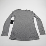 UConn Huskies Nike Dri-Fit Long Sleeve Shirt Women's Gray/Heather New-TOPS-133980