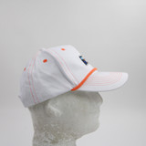 Unbranded Snap-Back Hat Unisex White Used OSFM-HATS-012600