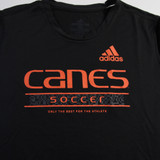 Miami Hurricanes adidas Creator Short Sleeve Shirt Women's Black New M-TOPS-134647