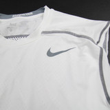 Nike Pro Combat Sleeveless Shirt Men's White/Gray Used M-TOPS-133869