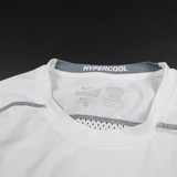 Nike Pro Combat Sleeveless Shirt Men's White/Gray Used M-TOPS-133869