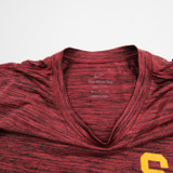 USC Trojans Nike Dri-Fit Short Sleeve Shirt Men's Red/Heather Used XL-TOPS-134854