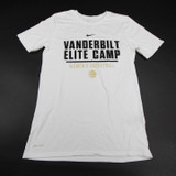 Vanderbilt Commodores Nike Dri-Fit Short Sleeve Shirt Men's White New-TOPS-135497