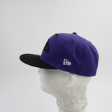 Baltimore Ravens New Era 59fifty Fitted Hat Unisex Purple/Black Used 7-1/8-HATS-012669