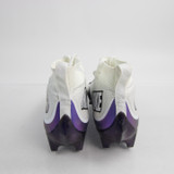 Nike Vapor Football Cleat Men's White/Purple Used 12.5-CLEA-010472