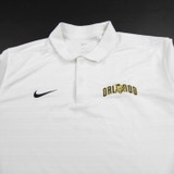 UCF Knights Nike Dri-Fit Polo Men's White Used L-TOPS-134919