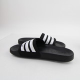 adidas Cloudfoam Sandals & Flip Flops Men's Black/White Used 9-SHOE-016885